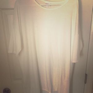 Lularoe white Irma shirt